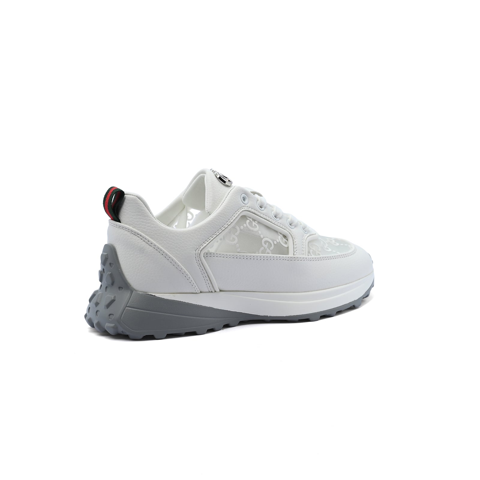 Gucci Runner Suede-Trimmed Sneakers Woman GU-23 White - 2