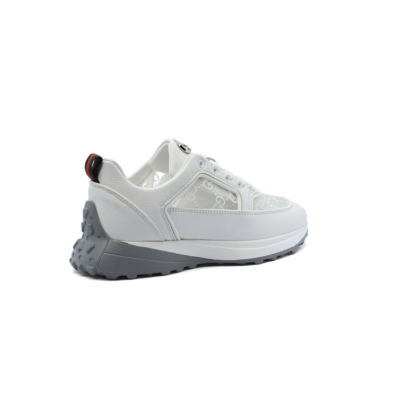 Gucci Runner Suede-Trimmed Sneakers Woman GU-23 White - 2