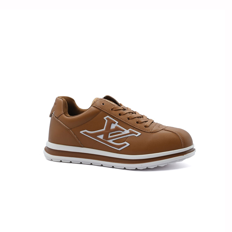 LOUIS VUITTON BUTTERSOFT LOGO Sneakers Woman LV-24 Camel - 1