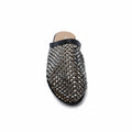SCHUTZ SHOES Crystal-Embellished Mesh Flat Mules Woman EM-71 Black - 3