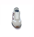 Loewe Flow Runner suede-trimmed sneakers Woman LW-935 White - 3