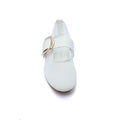 Miu Miu mesh flat ballet shoes with distinctive details Woman SW-713 White - 3