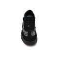 Gucci Interlocking G Suede Canvas Sneakers Woman GU-26 Black - 3