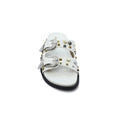 Miu Miu Toga Virilis Pulla Sandals Buckle Detailed Woman VK-129 White - 3