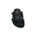Miu Miu Toga Virilis Pulla Sandals Buckle Detailed Woman VK-129 Black - 3