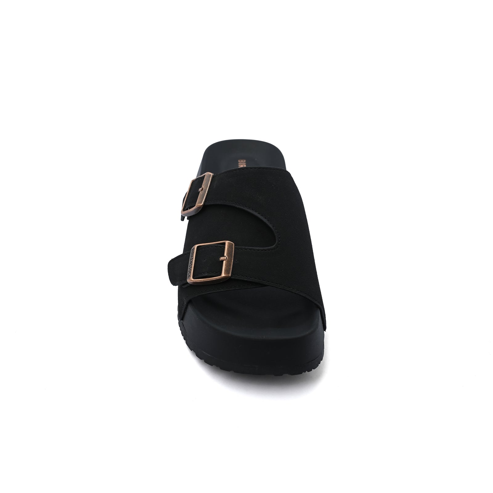 Birkenstock Zürich Suede Leather Buckle Detailed Woman TN-206 Black - 3
