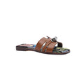 Hermès Giulia Oran Flat Sandals Plated Kelly Buckle Women H9-32 Havan - 1