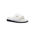 Chanel Lambskin Quilted CC Espadrille Slip On Slipper Woman 9958-8 White - 1