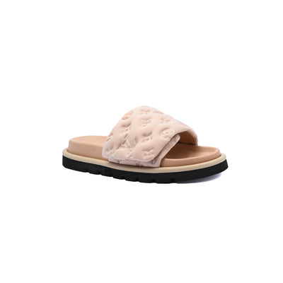 Louis Vuitton Pillow Comfort Mule Slippers Woman L33-6 Beige