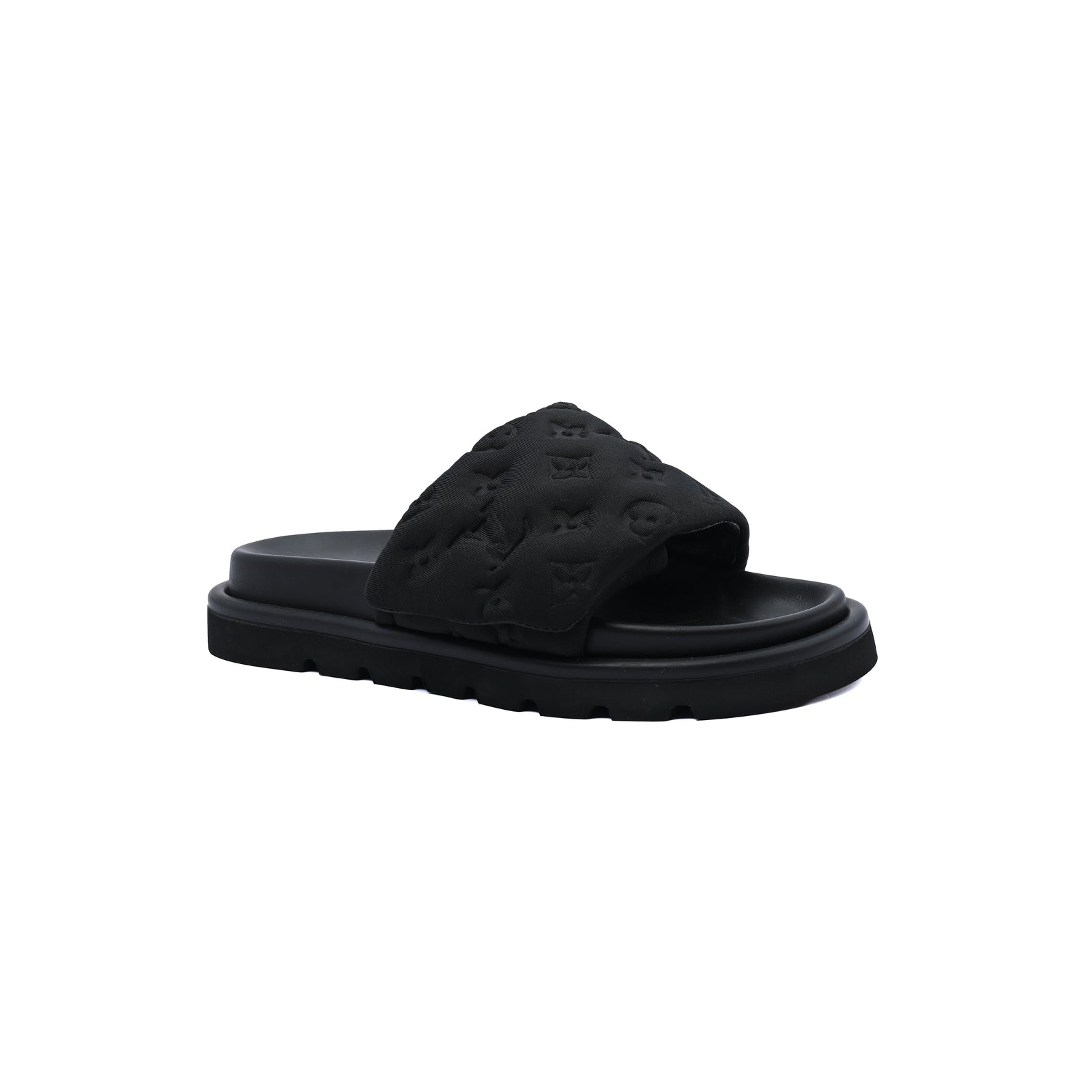 Louis Vuitton Pillow Comfort Mule Slippers Woman L33-6 Black - 1