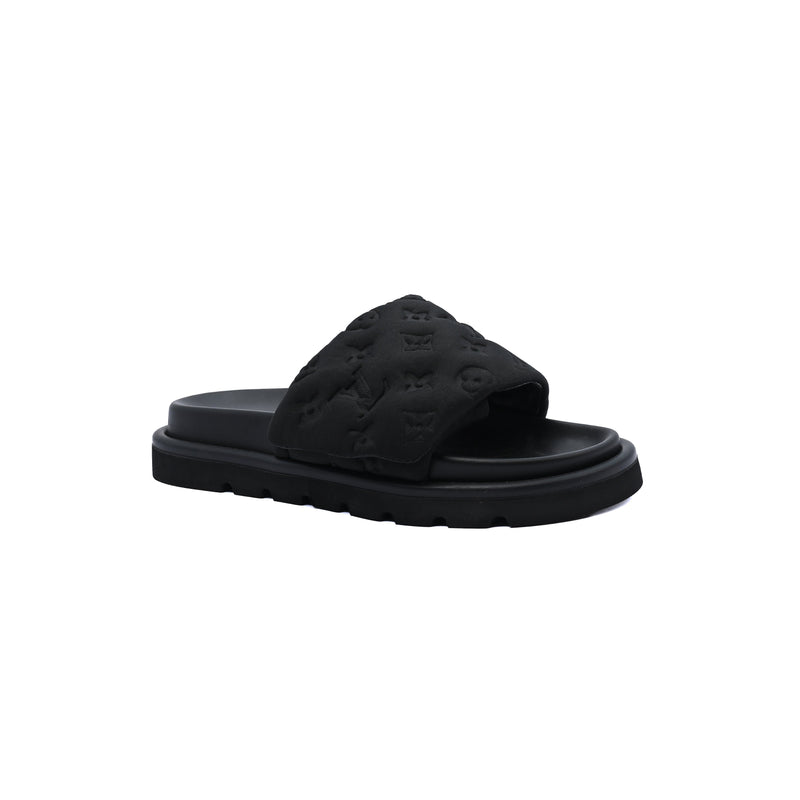 Louis Vuitton Pillow Comfort Mule Slippers Woman L33-6 Black - 1