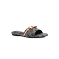 Louis Vuitton Lock It Flat Mule Monogram Sandals Woman 51BLV Gray - 1