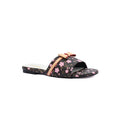 Louis Vuitton Lock It Flat Mule Monogram Sandals Woman 51BLV Brown - 1