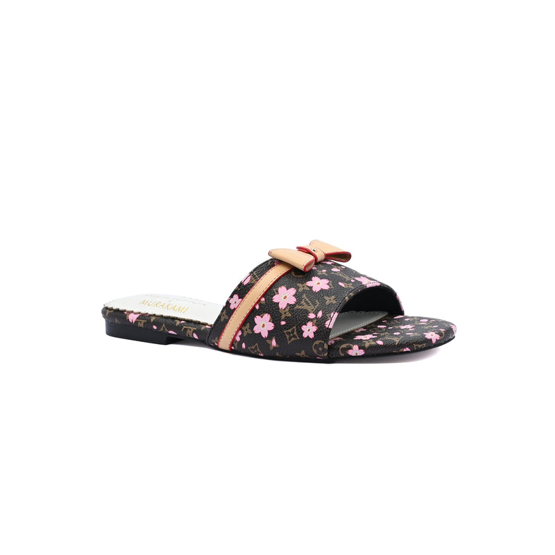Louis Vuitton Lock It Flat Mule Monogram Sandals Woman 51BLV Brown - 1
