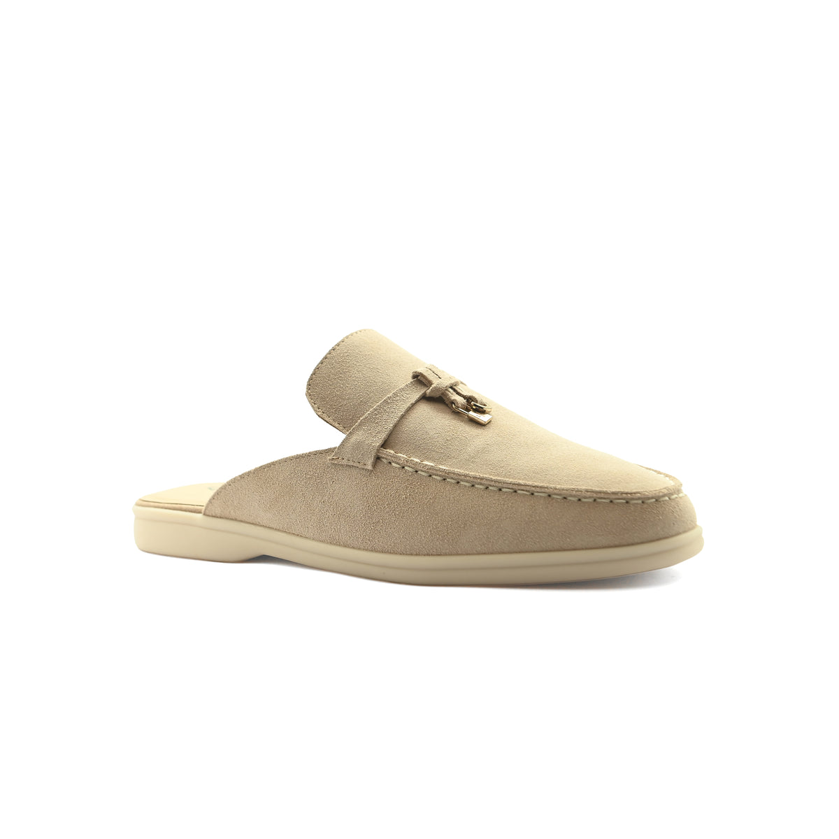 Loro Piana Crocodile Leather and Suede Babouche Charms Slipper Man LP2867 - 7