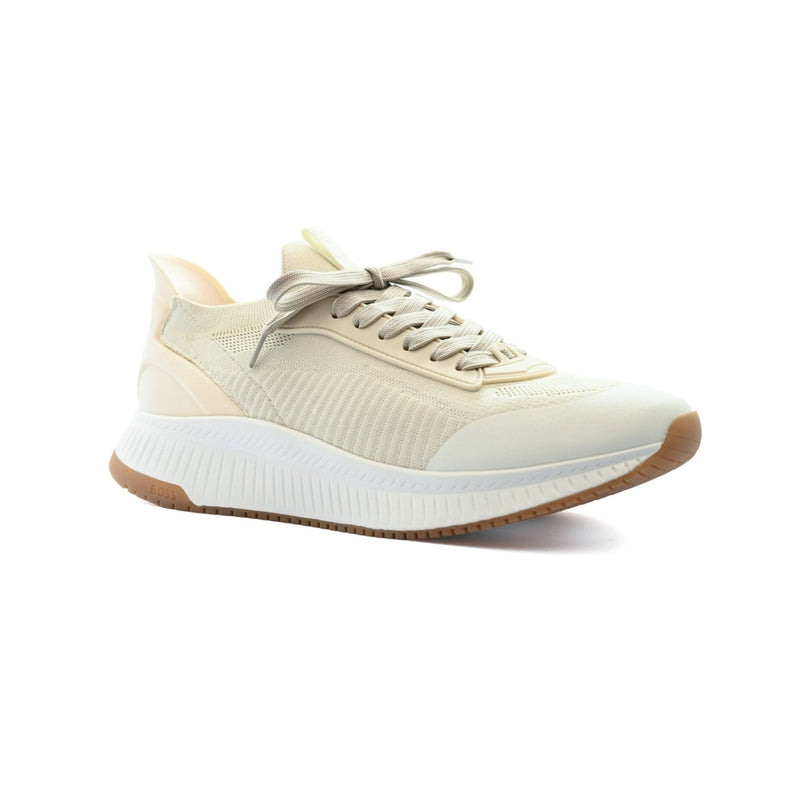 Hugo Boss TTNM EVO Runn (Titanium Evo Slon) men's sneaker with a contrasting thick white sole 4004-1. - 4