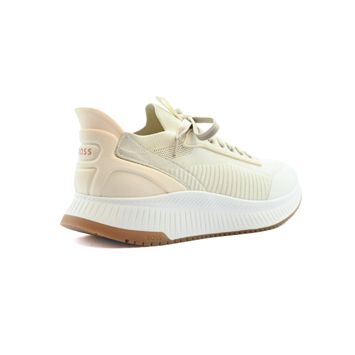 Hugo Boss TTNM EVO Runn (Titanium Evo Slon) men's sneaker with a contrasting thick white sole 4004-1. - 5