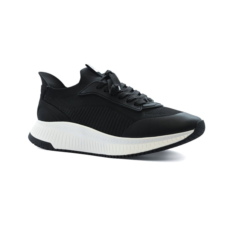 Hugo Boss TTNM EVO Runn (Titanium Evo Slon) men's sneaker with a contrasting thick white sole 4004-1. - 7