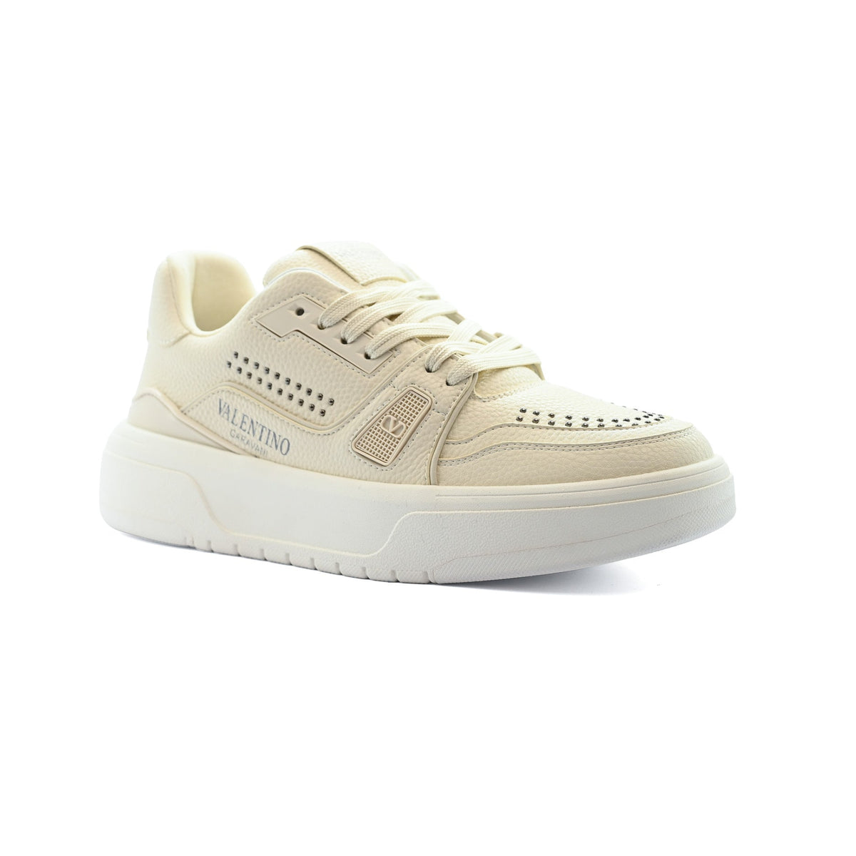 Valentino Garavani Maxi One Stud Donald Premium Quality Sneakers Man S3H17 - 4