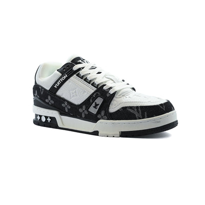 Louis Vuitton LV Trainer Denim Zapatillas Monogram Sneakers Man Mirorr MS0119-1