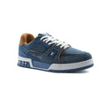 Louis Vuitton LV Trainer Denim Zapatillas Monogram Sneakers Man Mirorr MS0119 - 1