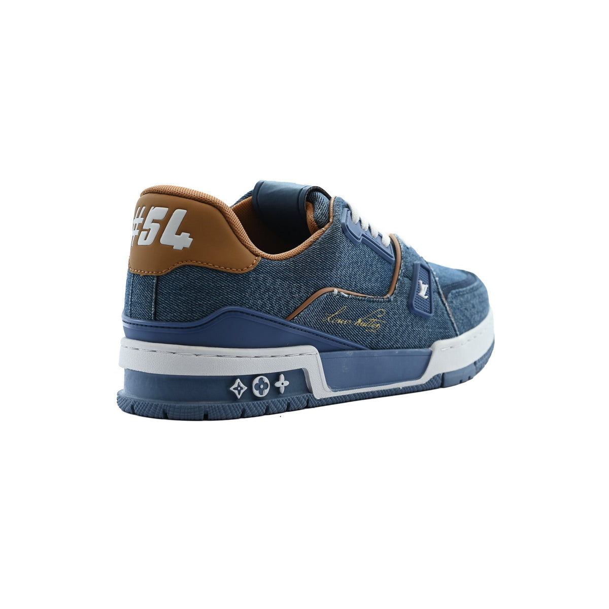 Louis Vuitton LV Trainer Denim Zapatillas Monogram Sneakers Man Mirorr MS0119 - 2