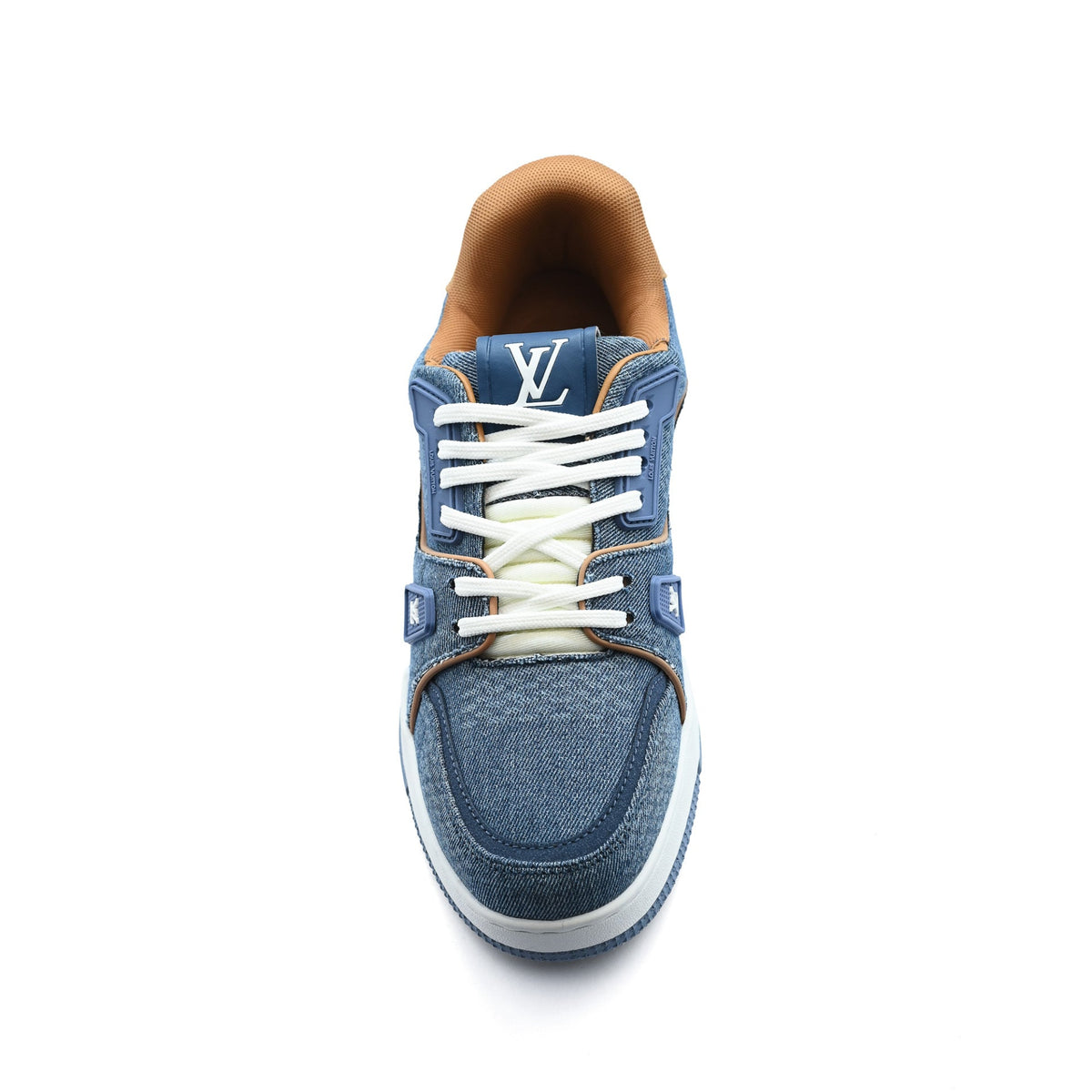 Louis Vuitton LV Trainer Denim Zapatillas Monogram Sneakers Man Mirorr MS0119 - 3