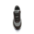 Loro Piana Premium Quality Man sneaker blend of nylon and suede accents, featuring a padded tongue, a lace-up closure, and a rubber sole 360LP. - 9