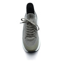 Hugo Boss TTNM EVO Runn (Titanium Evo Slon) men's sneaker with a contrasting thick white sole 4004-1. - 3