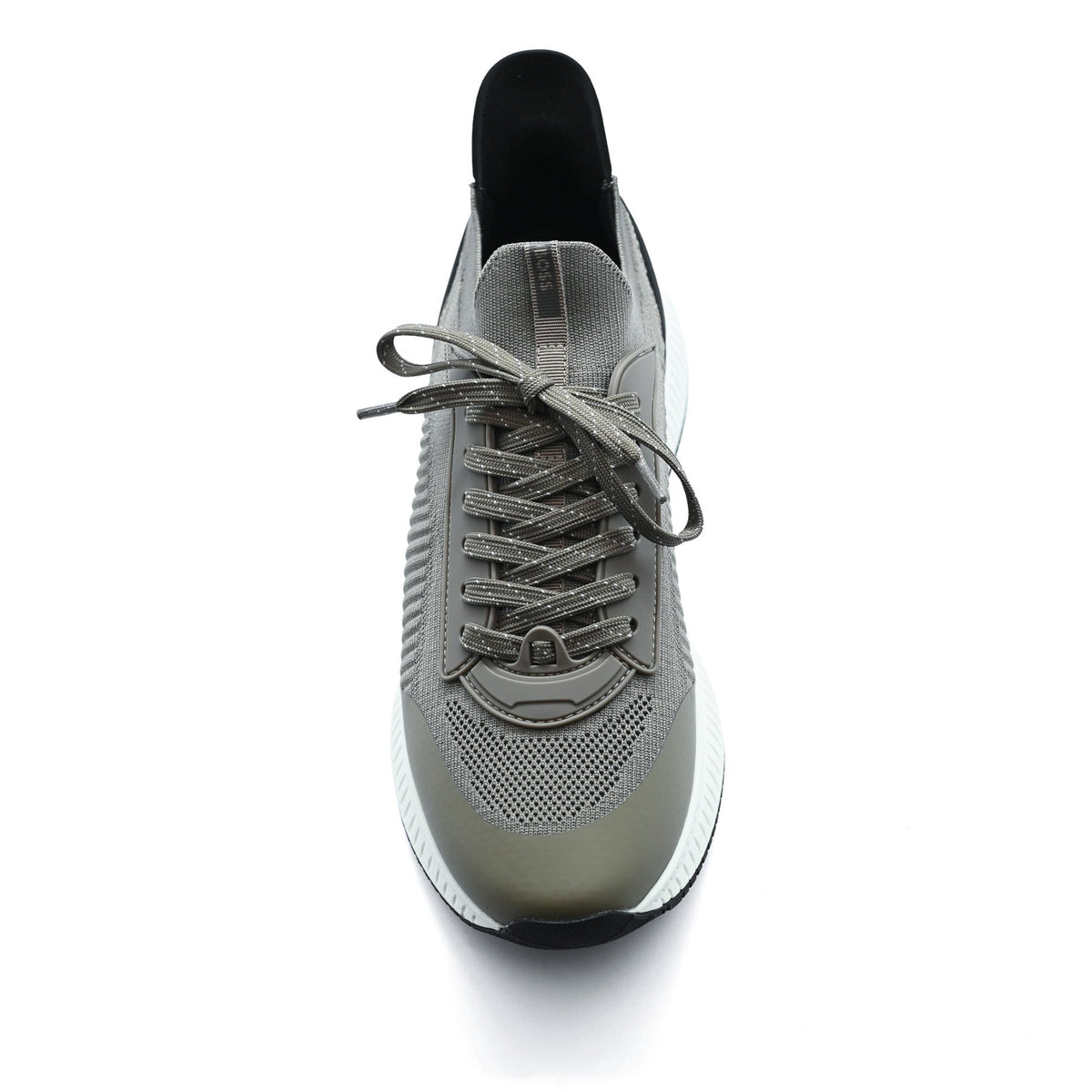 Hugo Boss TTNM EVO Runn (Titanium Evo Slon) men's sneaker with a contrasting thick white sole 4004-1. - 3