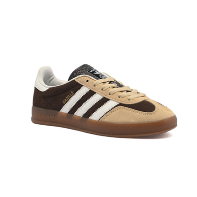 Adidas Gazelle Indoor In Brown Beige colorway Woman IE9646-W .