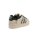 Adidas Superstar Flat Shoes with Black and White Floral Appliques woman XS0021 - 2