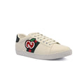 Gucci Ace Low 'GG Apple Patch' sneaker in white Woman G34087 . - 1