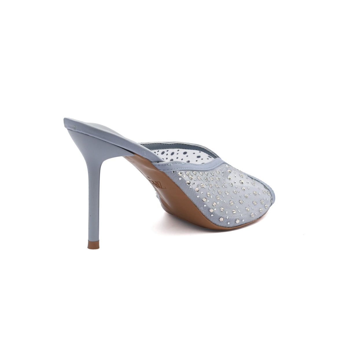 Zara woman high-heeled crystal-embellished mesh design 3059-8 - 5