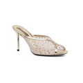 Zara woman high-heeled crystal-embellished mesh design 3059-8 - 1