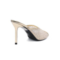 Zara woman high-heeled crystal-embellished mesh design 3059-8 - 2
