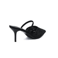 Zara high-heeled shoes stiletto style with a pointed toe crafted from crochet 8326-5 - 5