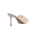 Zara embroidered stiletto heels Featuring a sheer mesh upper adorned with floral patterns 3W030-4 - 5