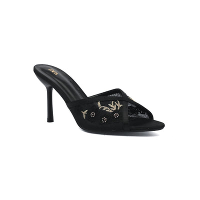 Zara embroidered stiletto heels Featuring a sheer mesh upper adorned with floral patterns 3W030-4