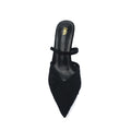 Zara high-heeled shoes stiletto style with a pointed toe crafted from crochet 8326-5 - 6