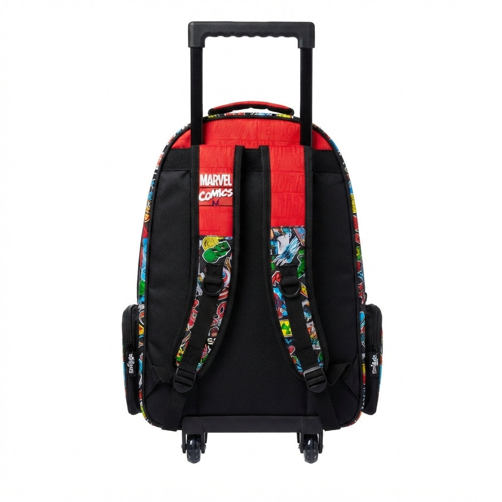Marvel Trolley Backpack with Lunch Bag School Kids 2981 Black&Red - 4
