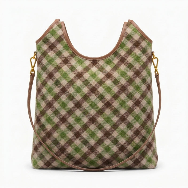 Miu Miu Ivy canvas and leather bag for Women Mirror Length 40 cm - Width 32 cm 2582 Brown - 3
