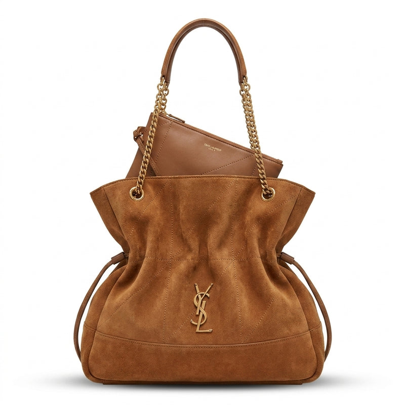 Saint Laurent Jamie shopping Leather Length 33 cm - Width 15 cm Shoulder Bag Mirror For Women 809824 Havan - 1