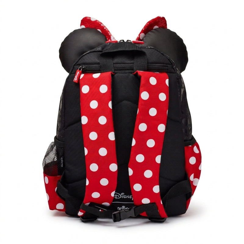 Smiggle Bags Mini Mouse Backpack 15 Inch School Kids 2982 Black&Red - 3
