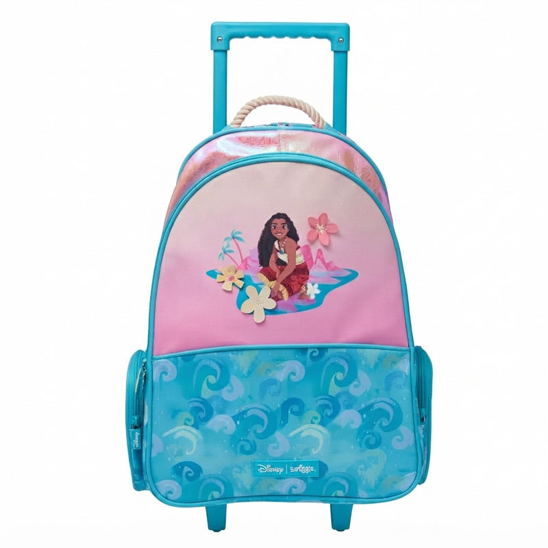 Moana Trolley Backpack with Lunch Bag School Kids 2981 Pink - 2