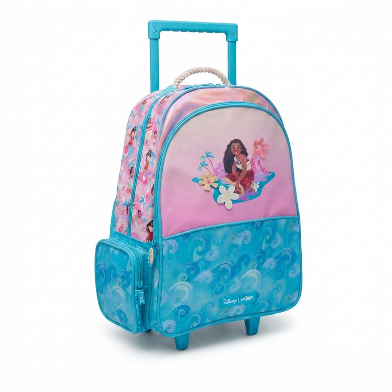 Moana Trolley Backpack with Lunch Bag School Kids 2981 Pink - 3