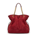 Saint Laurent Jamie shopping Leather Length 33 cm - Width 15 cm Shoulder Bag Mirror For Women 809824 Burgundy - 3