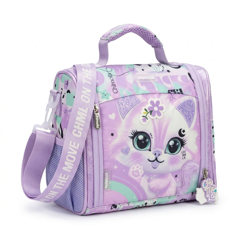 Chimola Gatito With a cat design Bag School Kids Size (18) 2978 Purple - 6