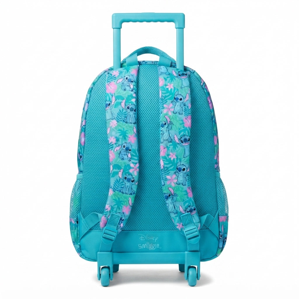 Smiggle Bags Stitch Trolley Backpack with Lunch Bag School Kids 2981 Blue - 4