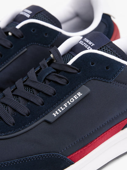 Tommy Hilfiger Mixed Media Runner Sneakers Man M05425 Navy